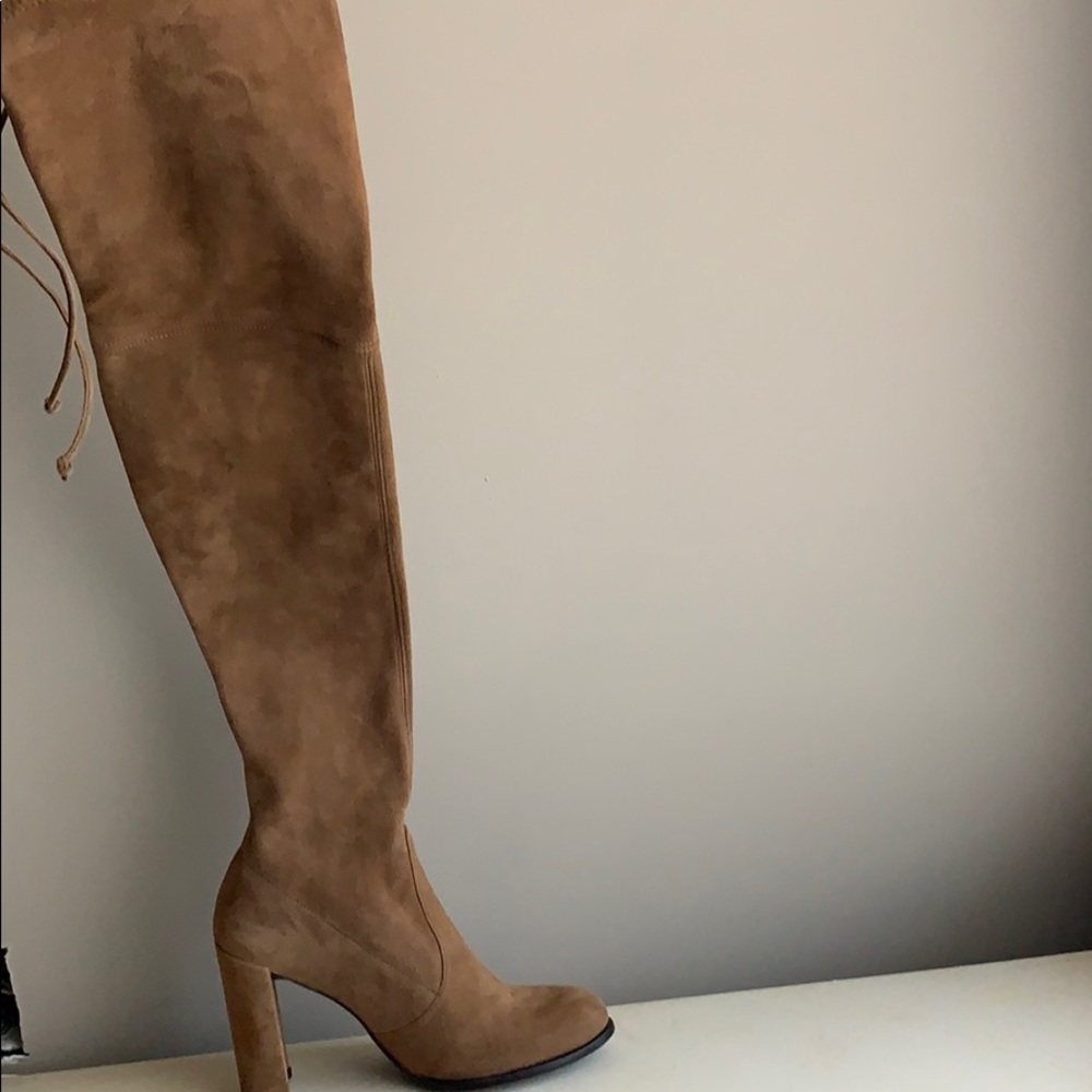 Thigh high suede Stuart weitzman boots